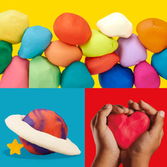 Play-Doh botes abiertos con textura suave lista para modelar