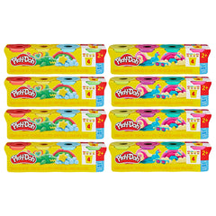 Play‑Doh latas abiertas mostrando textura suave y maleable, estimula sensorialidad