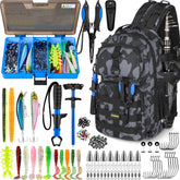 PLUSINNO front view showing compartments and quick-access pockets for organized storage