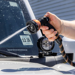 Pocket Hose conexión metálica resistente y compatibilidad con accesorios