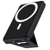 podoru vista frontal del power bank con diseño compacto y carga magnética