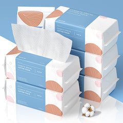 PoeticEHome paquete pop-up frontal mostrando 100 toallas, práctico y ordenado