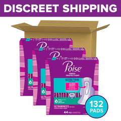Poise primer plano de GushProtect Zone que absorbe rápido y reduce volumen