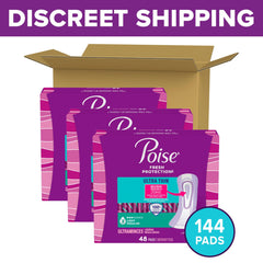Poise close-up of pad texture highlighting softness and comfort