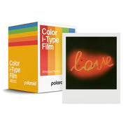 Polaroid I‑Type film pack front view showing brand and quantity, ready to stock up