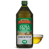 Pompeian frontal del envase 48 fl oz mostrando marca y tamaño para ahorro diario