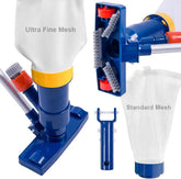 POOLAZA front view vacuum head showing design and easy hose connection benefit