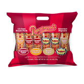 Popcornopolis cono pack frontal mostrando los 12 conos y atractiva presentación