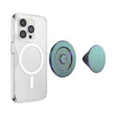 PopSockets Nightshade extended stand supporting phone for hands-free viewing