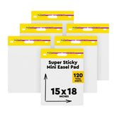 Post-it easel pad front packaging showing pad stack and branding, practical storage