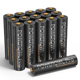 POWEROWL pack frontal 16 pilas AAA mostrando presentación y cantidad