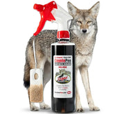 PredatorPee frasco 16 oz mostrando etiquetado claro y uso prolongado
