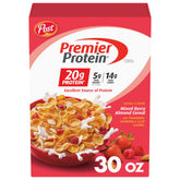 Premier Protein bolsa 30 oz frente mostrando marca y formato práctico