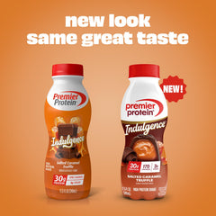 Premier Protein detalle del envase mostrando textura cremosa y etiqueta