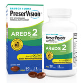 PreserVision frente del envase mostrando 90 softgels y beneficios