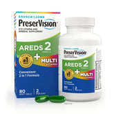 PreserVision front bottle showing product name and count for quick identification