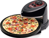 Presto Pizzazz Plus vista frontal mostrando panel y bandeja, ahorro de tiempo al cocinar