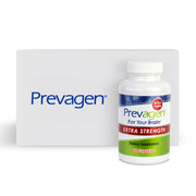 Prevagen front packaging showing capsule bottle and box with clear branding and reassurance