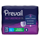 Prevail Proven frente del empaque mostrando cuenta y beneficio discreción