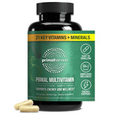 Primal Harvest bottle front view showing clean packaging and benefits