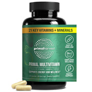 Primal Harvest bottle front view showing clean packaging and benefits