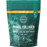 Primal Harvest front packaging showing product and servings benefit
