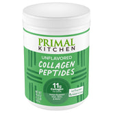 Primal Kitchen tub front view showing label and size, highlights convenience