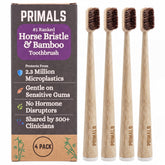 PRIMALS bamboo handle front view showing ergonomic grip and sustainable benefit