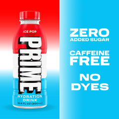 PRIME HYDRATION primer plano de etiqueta con electrolitos y BCAA