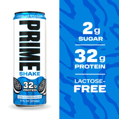 PRIME HYDRATION batido cremoso de cookies and cream sin grumos, textura suave