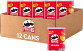 Pringles lata frontal Original mostrando diseño y conveniencia