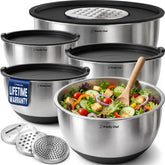 Priority Chef conjunto completo de cuencos, organización y ahorro de tiempo