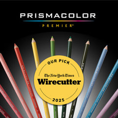 Prismacolor minas textura cercana que demuestra aplicación cremosa