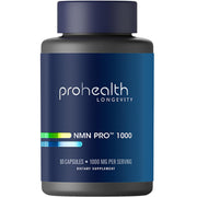 ProHealth frasco frontal mostrando etiqueta clara y beneficios