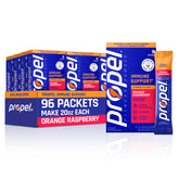 Propel front packaging orange raspberry showing brand and quantity benefit convenience
