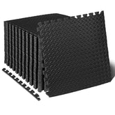 ProSourceFit front view showing full assembled mat protecting floor