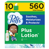 Puffs caja cubo frontal mostrando diseño y fácil acceso, suavidad visible
