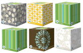 Puffs cubo frente con 6 cajas visibles, envase práctico y reposición rápida