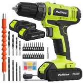PULITUO drill front view showing compact design and quick-start benefit