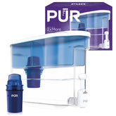 PUR front view of 30‑cup dispenser showing compact design and capacity benefit