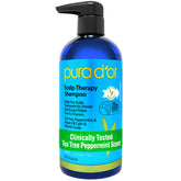 PURA D'OR envase frontal 16oz mostrando la marca y beneficios visibles