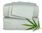Pure Bamboo front packaging showing sea glass king set and clear product benefit