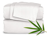 Pure Bamboo front packaging showing queen set, conveys premium comfort