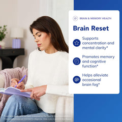 Pure Encapsulations Brain Reset ingredientes clave como ginkgo y fosfatidilserina