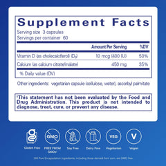 Pure Encapsulations primer plano de una cápsula que resalta calidad y confianza