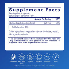 Pure Encapsulations cápsula en mano para visualizar tamaño y facilidad de ingestión