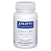 Pure Encapsulations bottle front view showing clear supplement branding and benefits