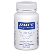 Pure Encapsulations bottle front view showing clear supplement branding and benefits