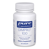 Pure Encapsulations bottle front view showing supplement benefits and clean label