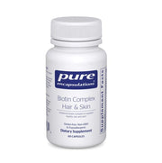 Pure Encapsulations frasco delante mostrando marca y formato, confianza en calidad